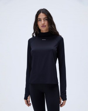 Adanola Base Layer Long Sleeve Top Schwarz | SN-ADA56501