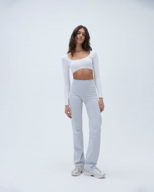 Adanola Baumwoll Yoga Pant Grau | SN-ADA56654