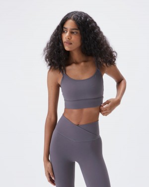 Adanola Double Riemen Bra Dunkelgrau | SN-ADA56558