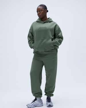 Adanola Freehand Sweatpants Khaki Grün | SN-ADA56541