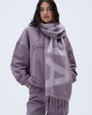 Adanola Knit Scarf Lila | SN-ADA56707