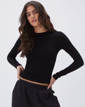 Adanola Long Sleeve Top Schwarz | SN-ADA56493