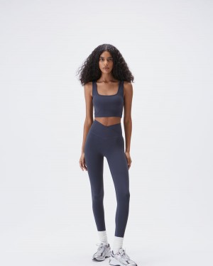 Adanola Ultimate Wrap Over Leggings Blau | SN-ADA56430