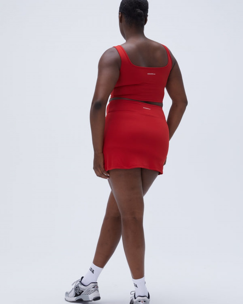 Adanola A-line Mini Skirt Rot | SN-ADA56587