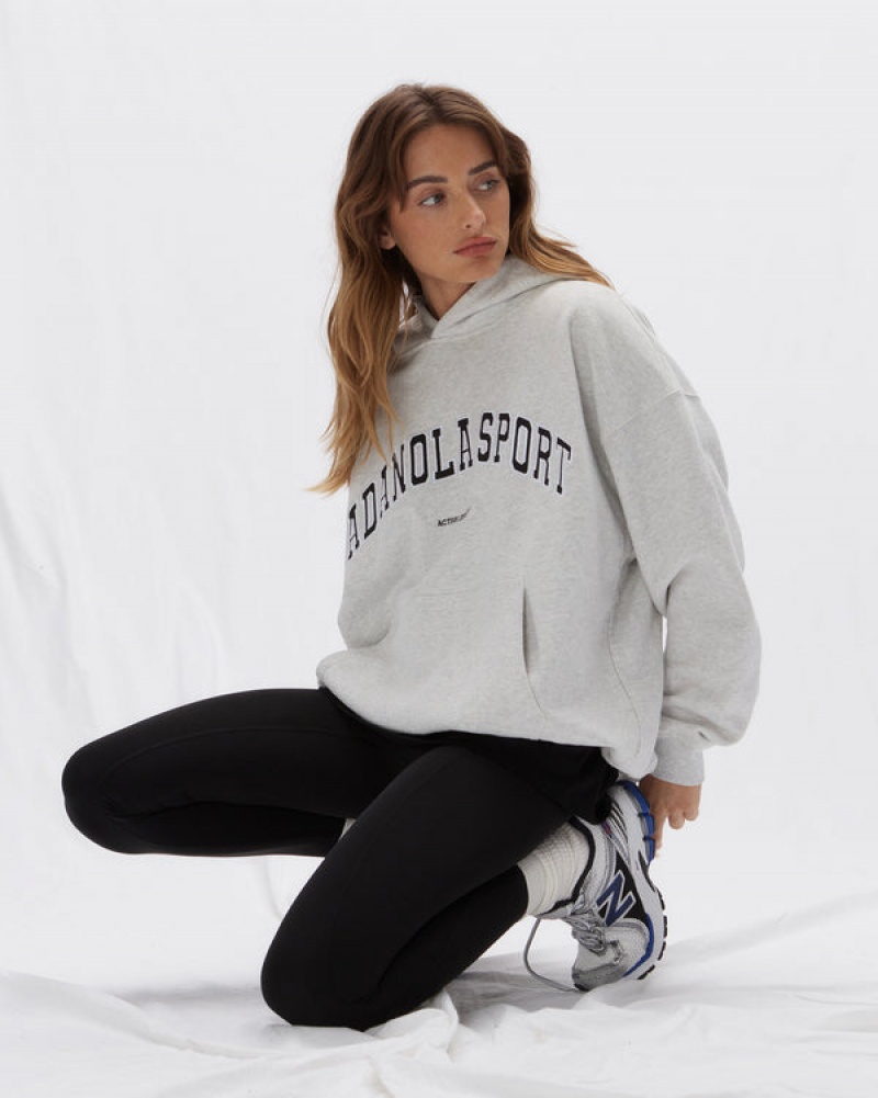 Adanola As Oversized Hoodie Hellgrau | SN-ADA56523