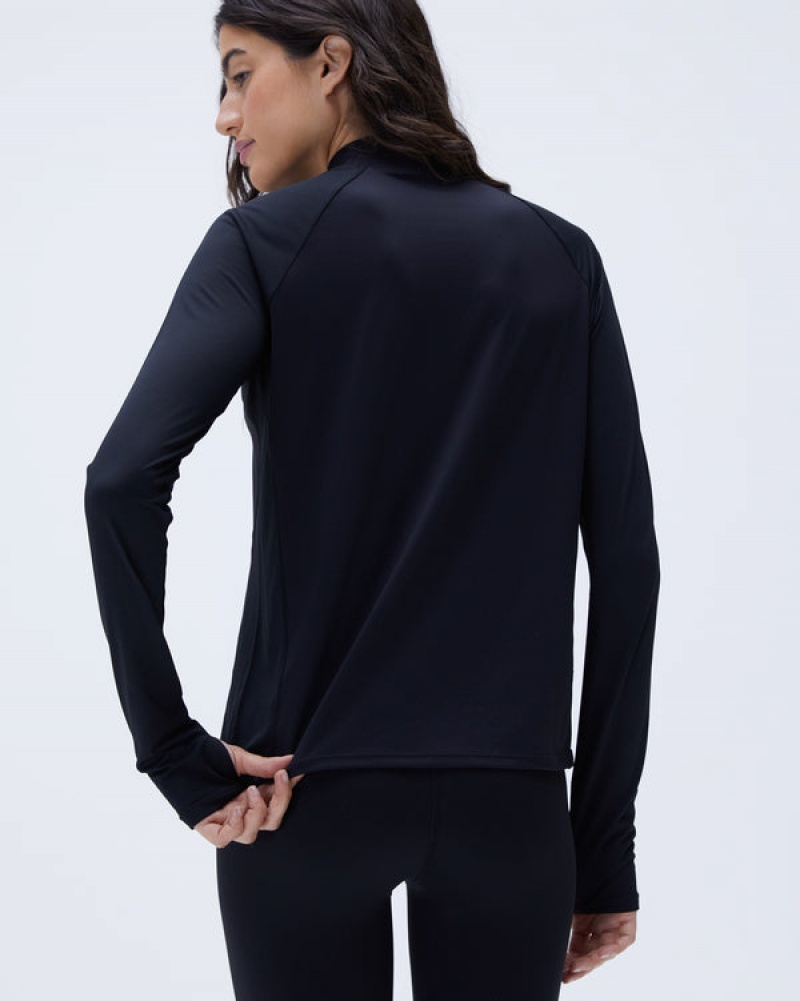 Adanola Base Layer Long Sleeve Top Schwarz | SN-ADA56501