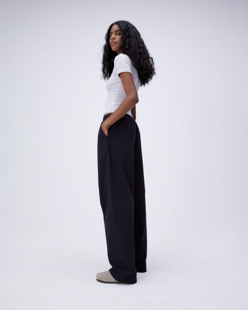 Adanola Baumwoll Pull On Pants Schwarz | SN-ADA56662