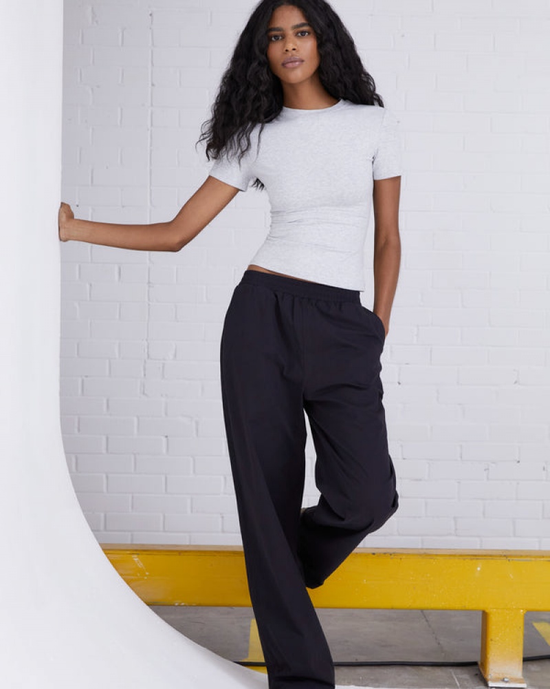 Adanola Baumwoll Pull On Pants Schwarz | SN-ADA56662