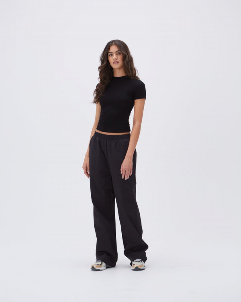 Adanola Baumwoll Pull On Pants Schwarz | SN-ADA56662