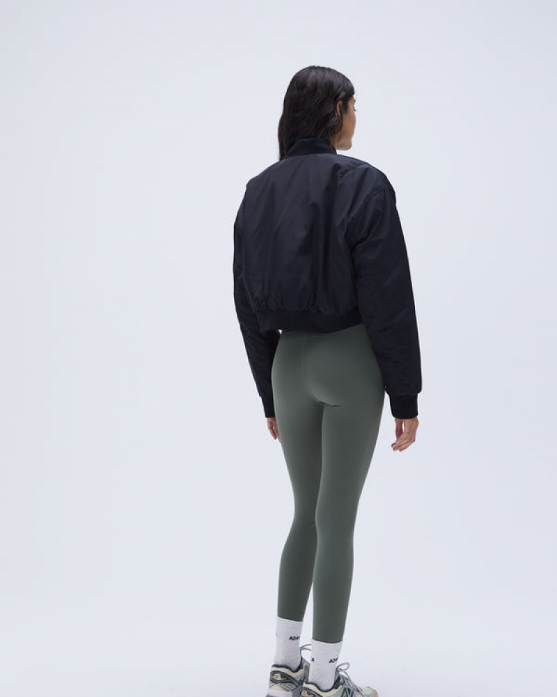 Adanola Crop Bomber Jacket Schwarz | SN-ADA56666