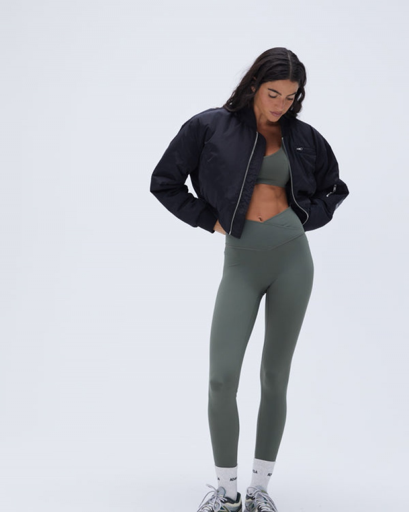 Adanola Crop Bomber Jacket Schwarz | SN-ADA56666