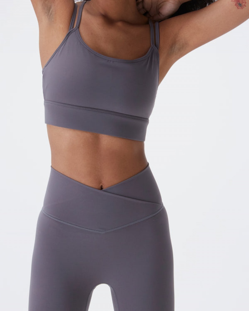 Adanola Double Riemen Bra Dunkelgrau | SN-ADA56558