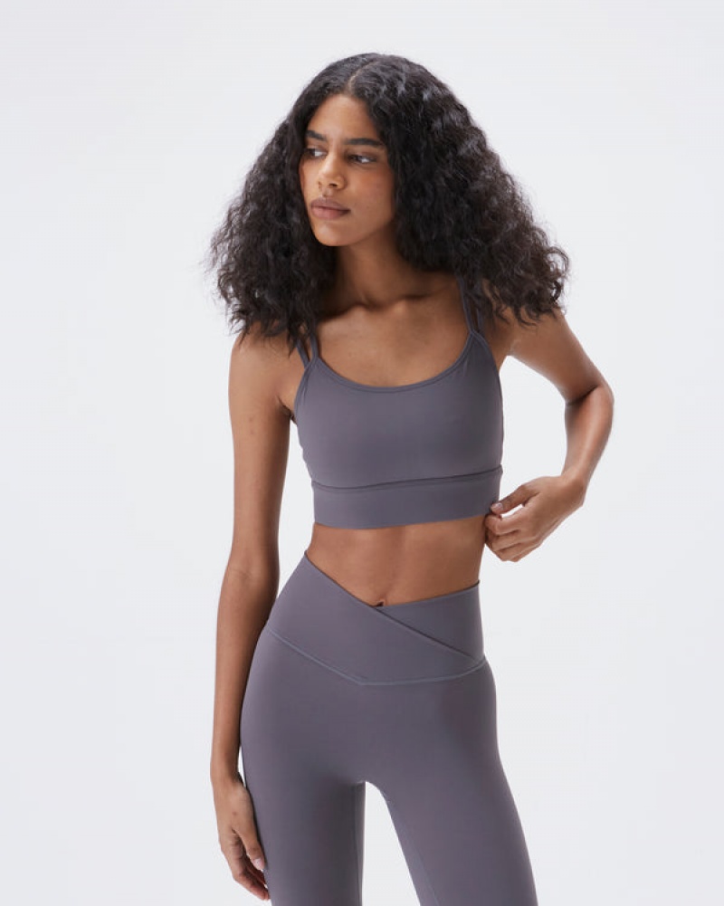 Adanola Double Riemen Bra Dunkelgrau | SN-ADA56558