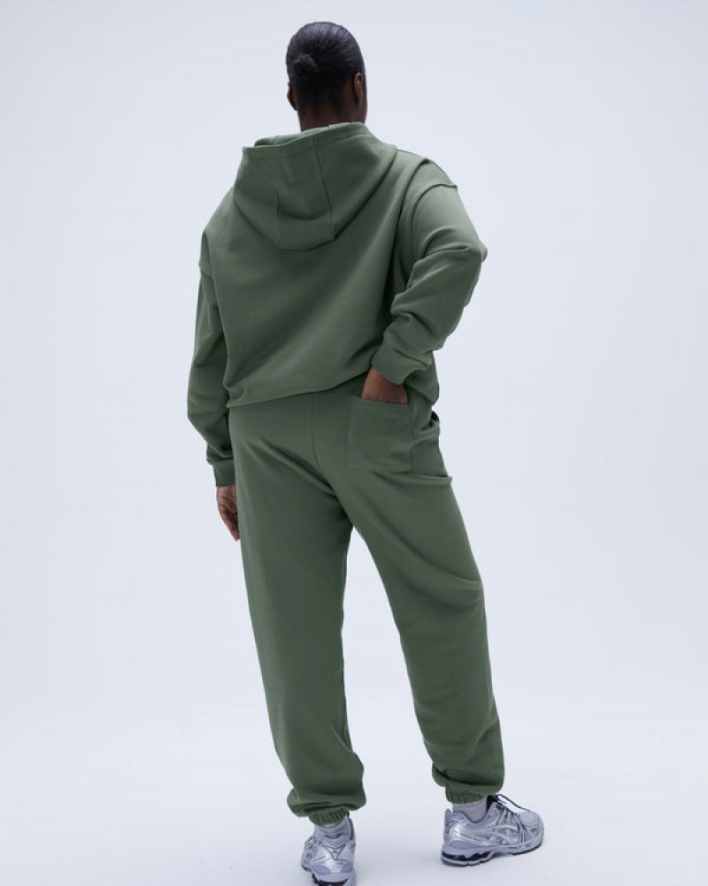 Adanola Freehand Sweatpants Khaki Grün | SN-ADA56541