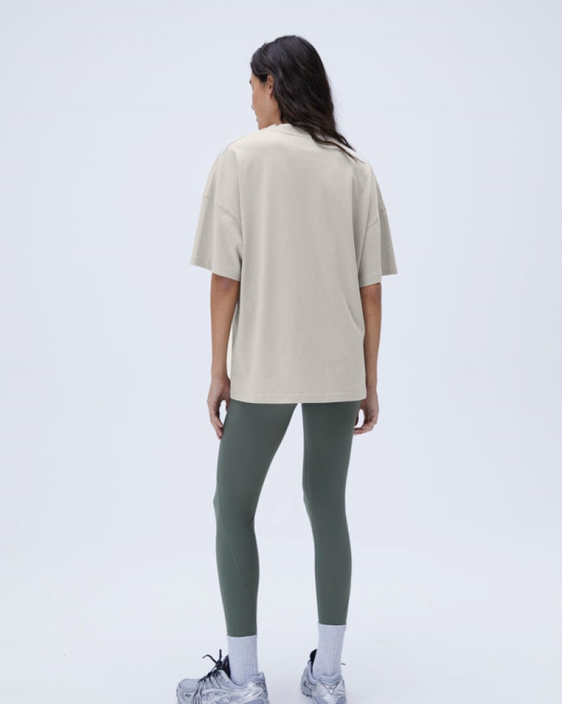 Adanola Freehand Washed Kurzes Sleeve Boxy T-shirt Grau | SN-ADA56506