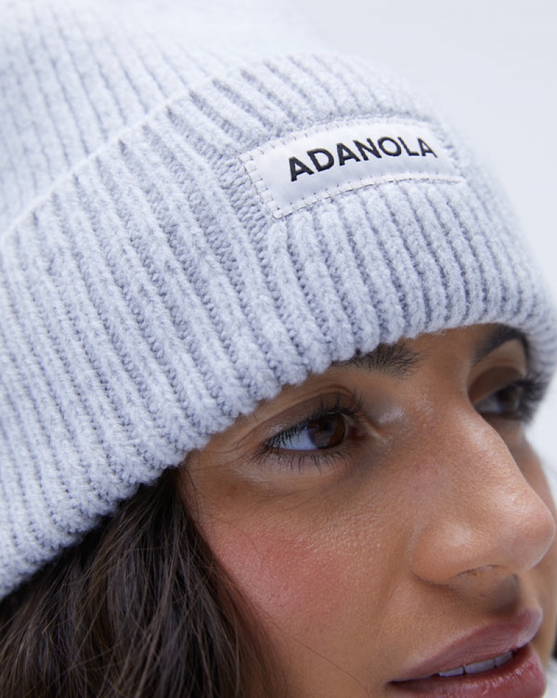 Adanola Knit Beanie Hellgrau | SN-ADA56709