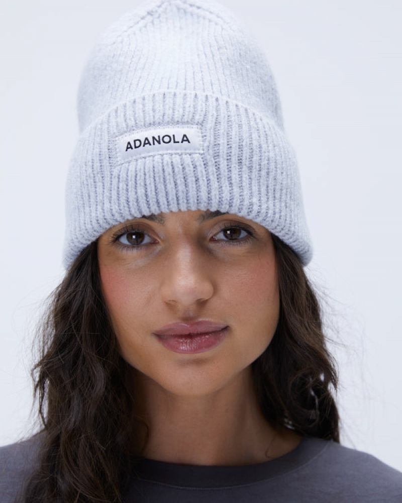 Adanola Knit Beanie Hellgrau | SN-ADA56709