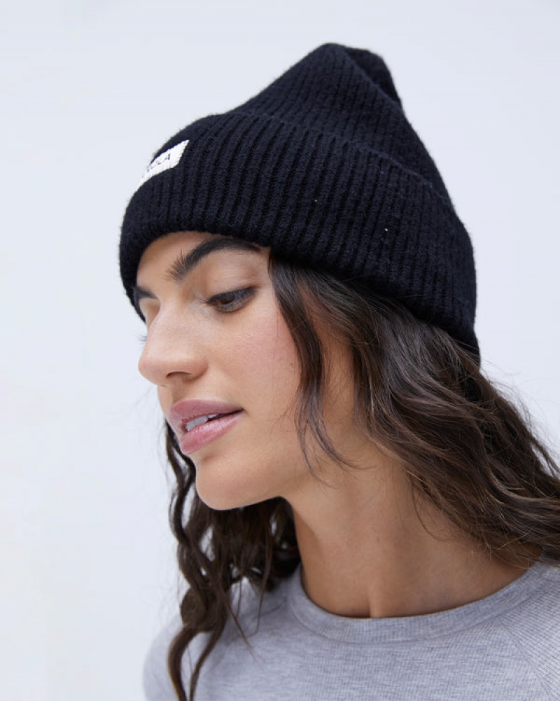 Adanola Knit Beanie Schwarz | SN-ADA56710