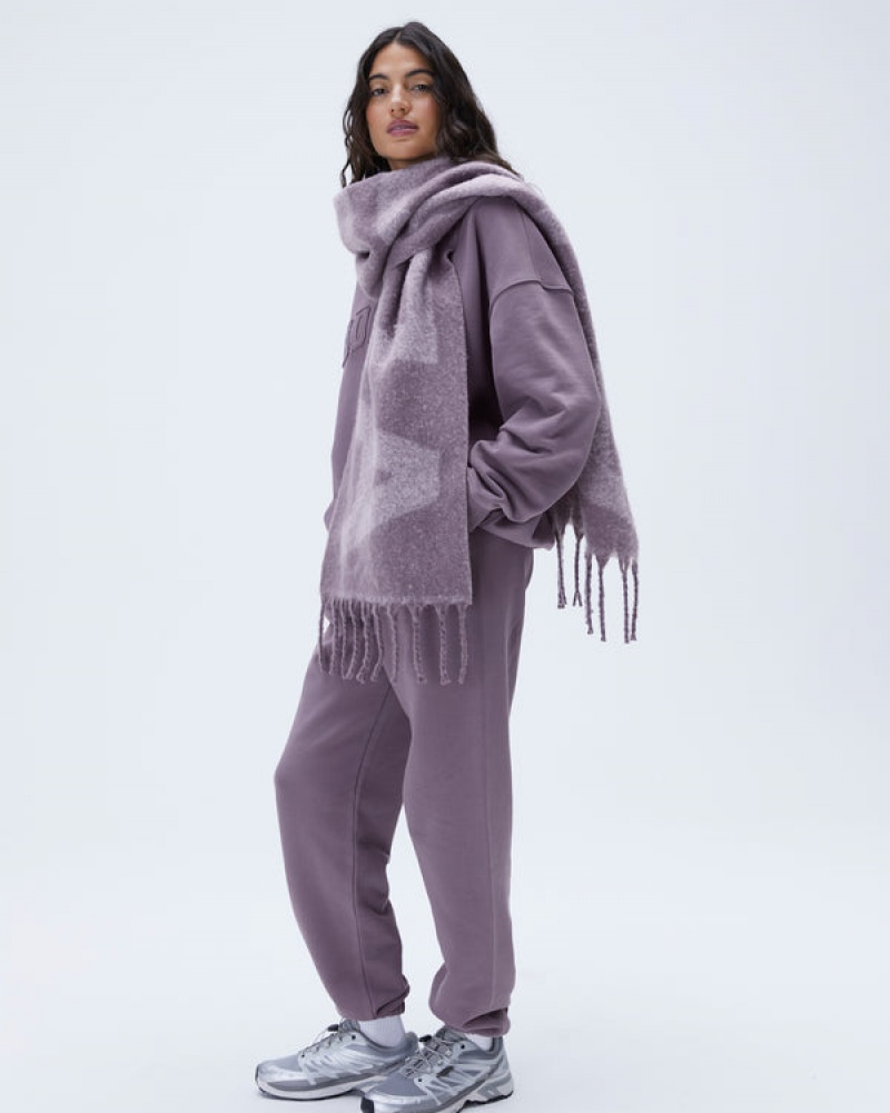 Adanola Knit Scarf Lila | SN-ADA56707