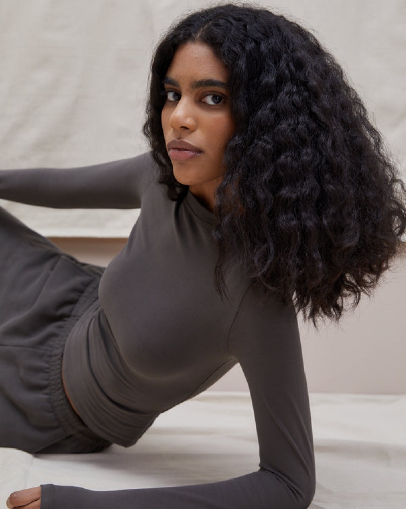 Adanola Long Sleeve Top Braun | SN-ADA56491