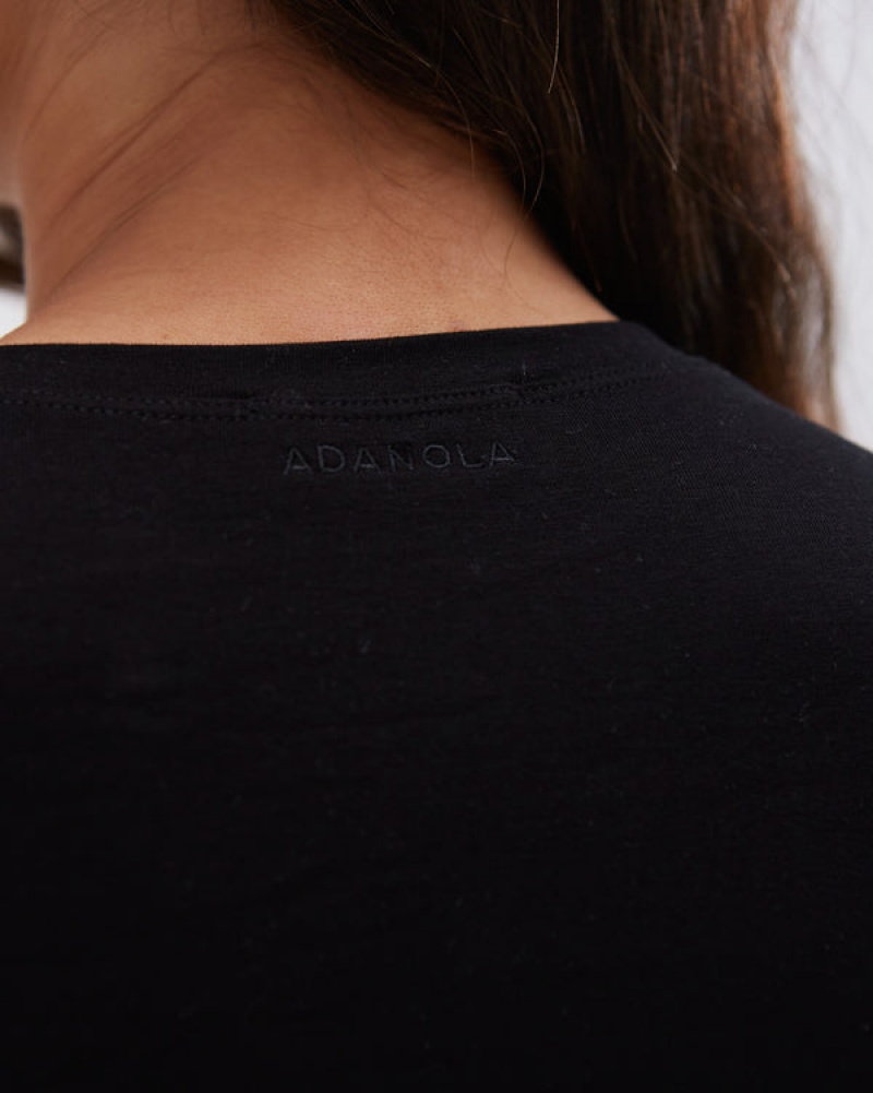 Adanola Long Sleeve Top Schwarz | SN-ADA56493