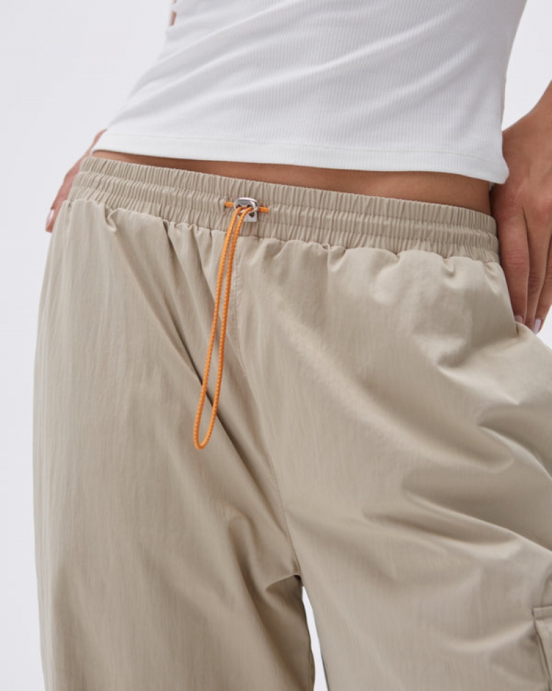 Adanola Loose Pocket Pants Beige | SN-ADA56655