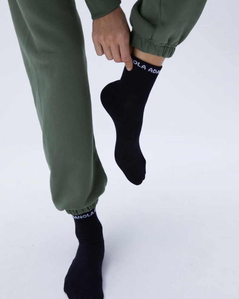 Adanola Mid-length Socks Schwarz | SN-ADA56691