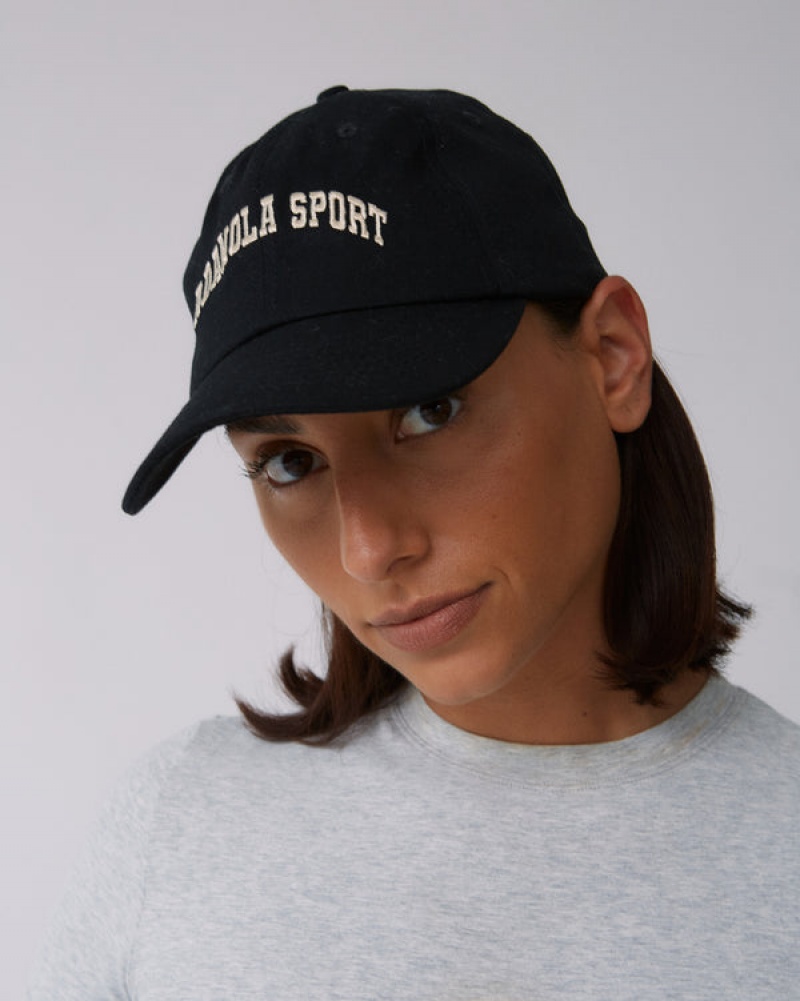 Adanola Nola Sport Cap Schwarz Weiß | SN-ADA56702
