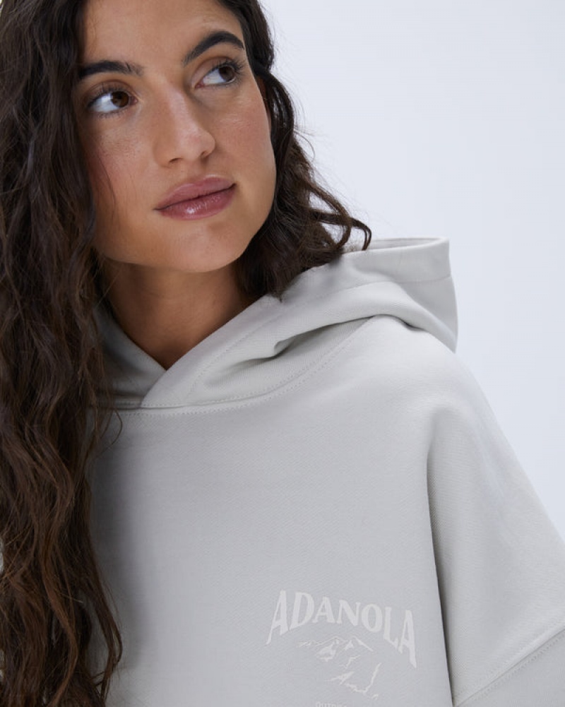 Adanola Outdoors Oversized Hoodie Grau | SN-ADA56524