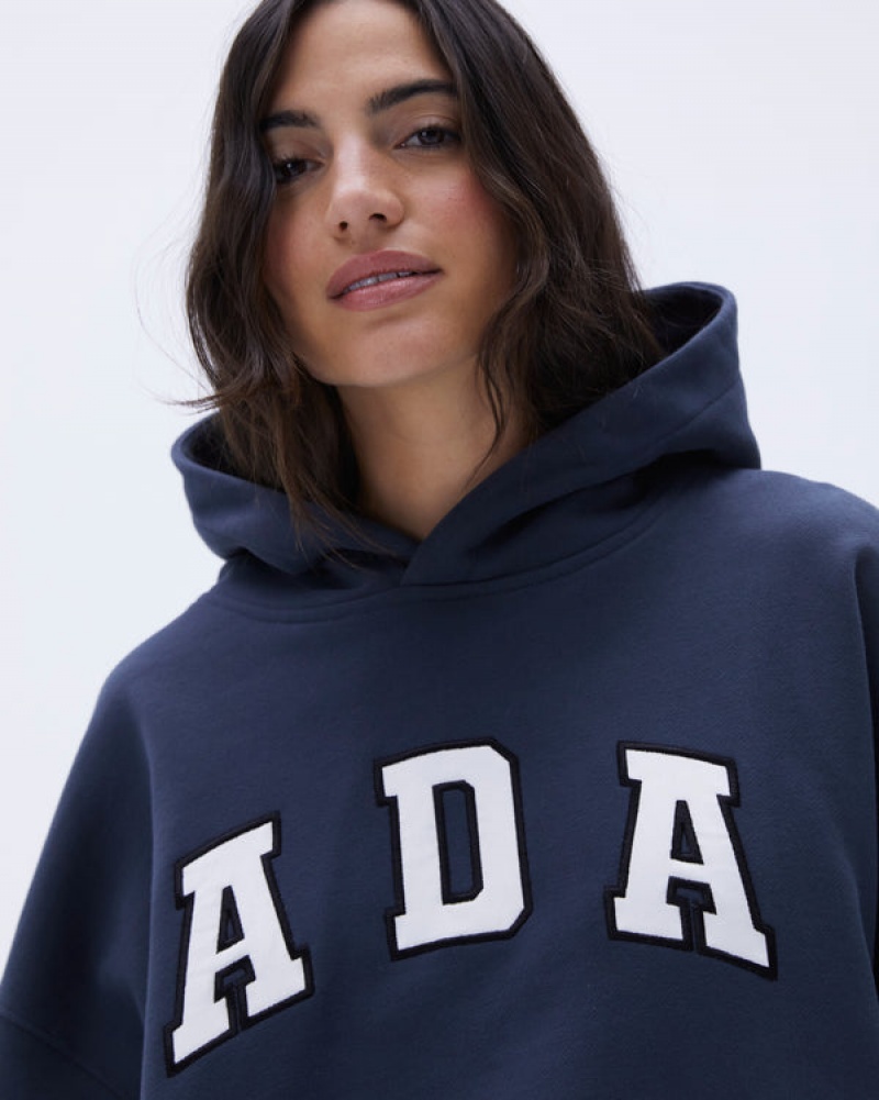 Adanola Oversized Hoodie Blau | SN-ADA56526