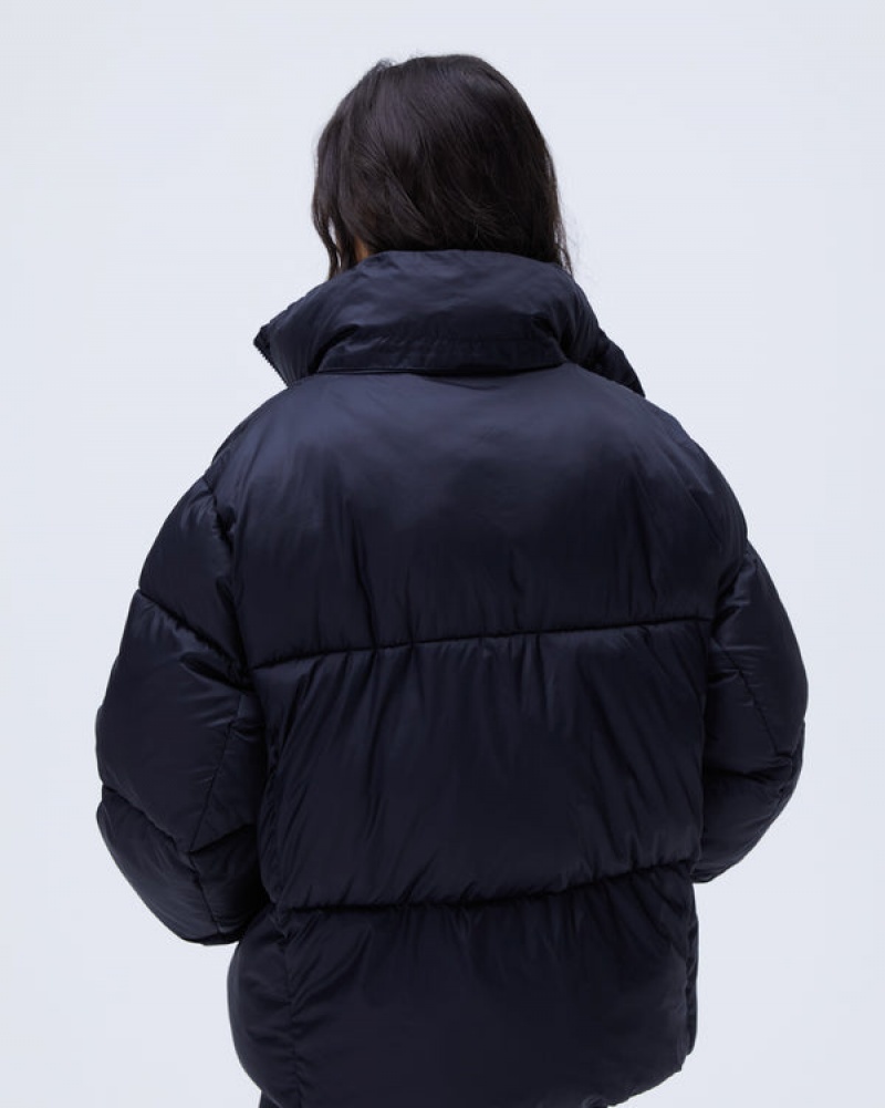 Adanola Oversized Puffer Jacket Schwarz | SN-ADA56670