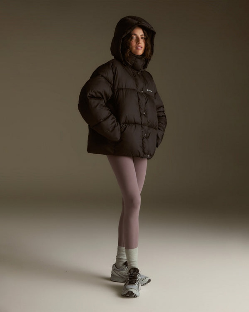 Adanola Oversized Puffer Jacket Schwarz | SN-ADA56670