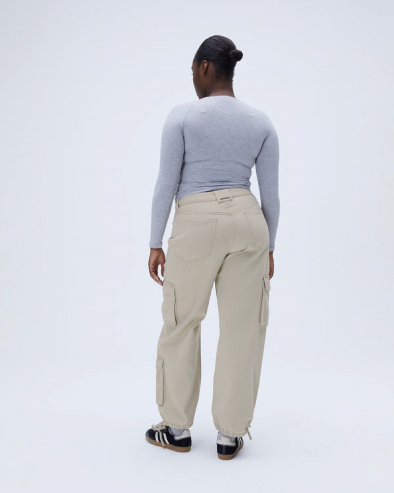 Adanola Pocket Detail Cargo Pant Grau | SN-ADA56665