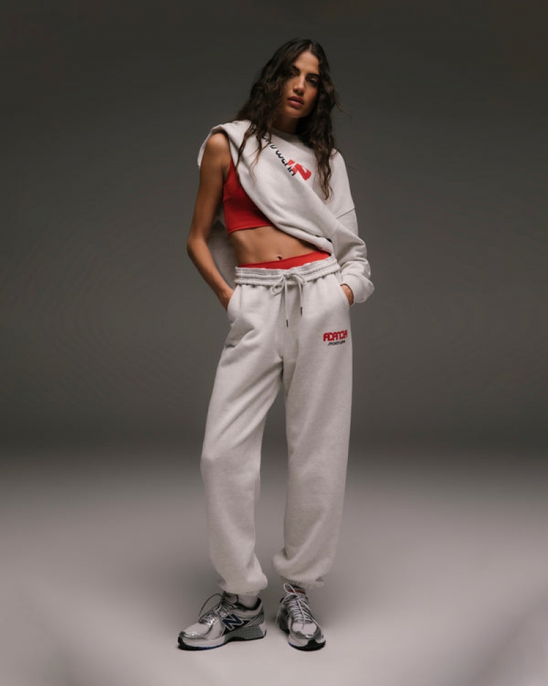 Adanola Sportswear Sweatpants Hellgrau | SN-ADA56537