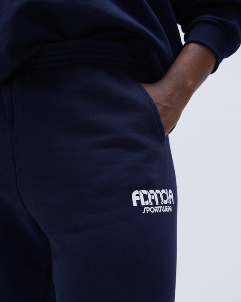 Adanola Sportswear Sweatpants Navy Blau | SN-ADA56536