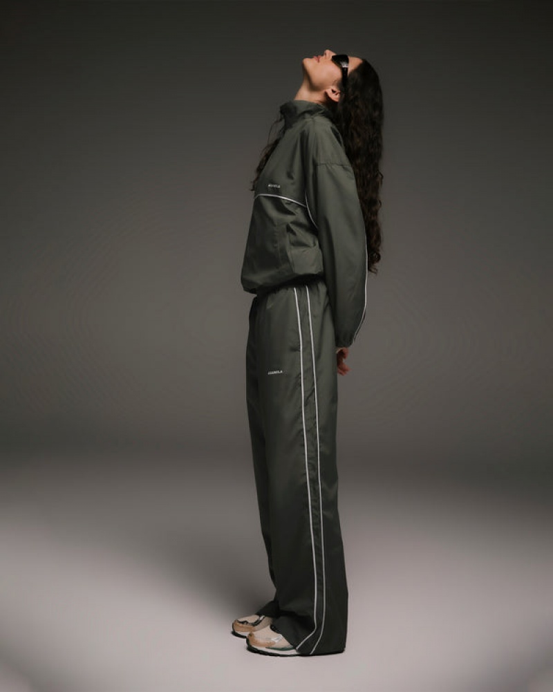 Adanola Track Jacket Khaki Grün | SN-ADA56669