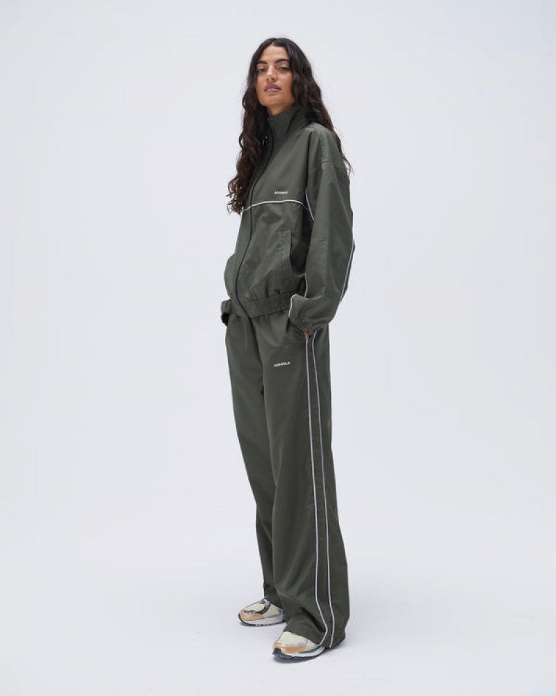 Adanola Track Jacket Khaki Grün | SN-ADA56669
