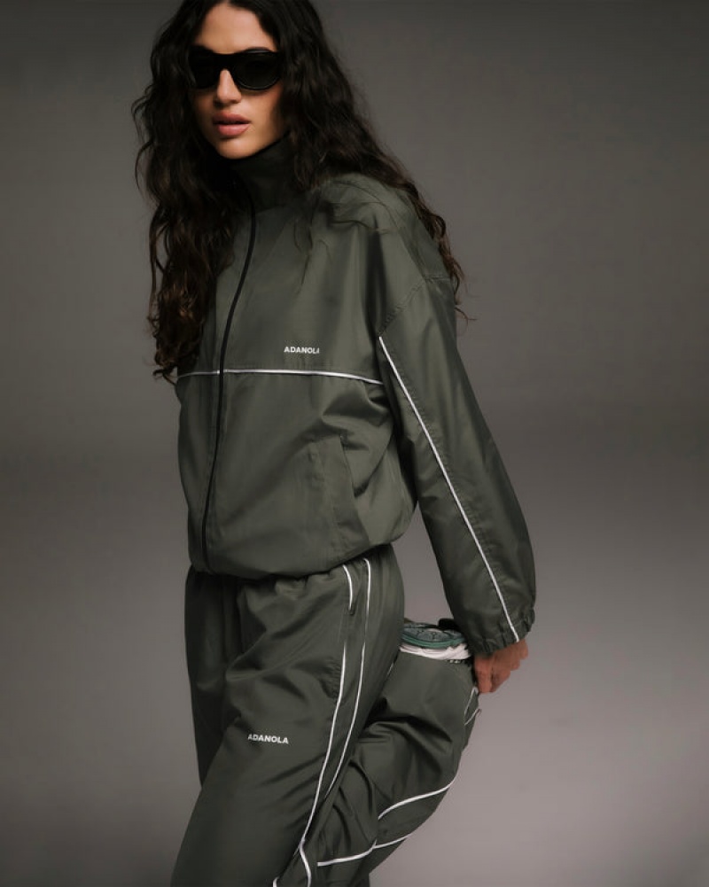 Adanola Track Jacket Khaki Grün | SN-ADA56669