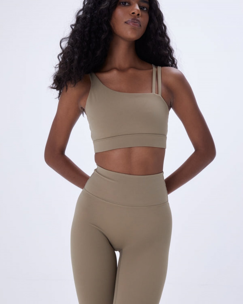 Adanola Ultimate Asymmetric Double Riemen Bra Tiefesbraun | SN-ADA56549