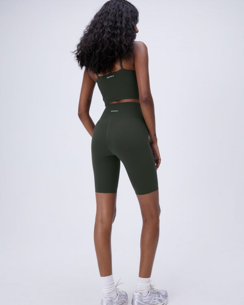 Adanola Ultimate Bike Shorts Dunkelolivgrün | SN-ADA56593