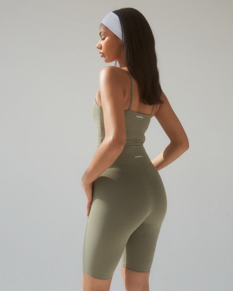 Adanola Ultimate Bike Shorts Olivgrün Grün | SN-ADA56594