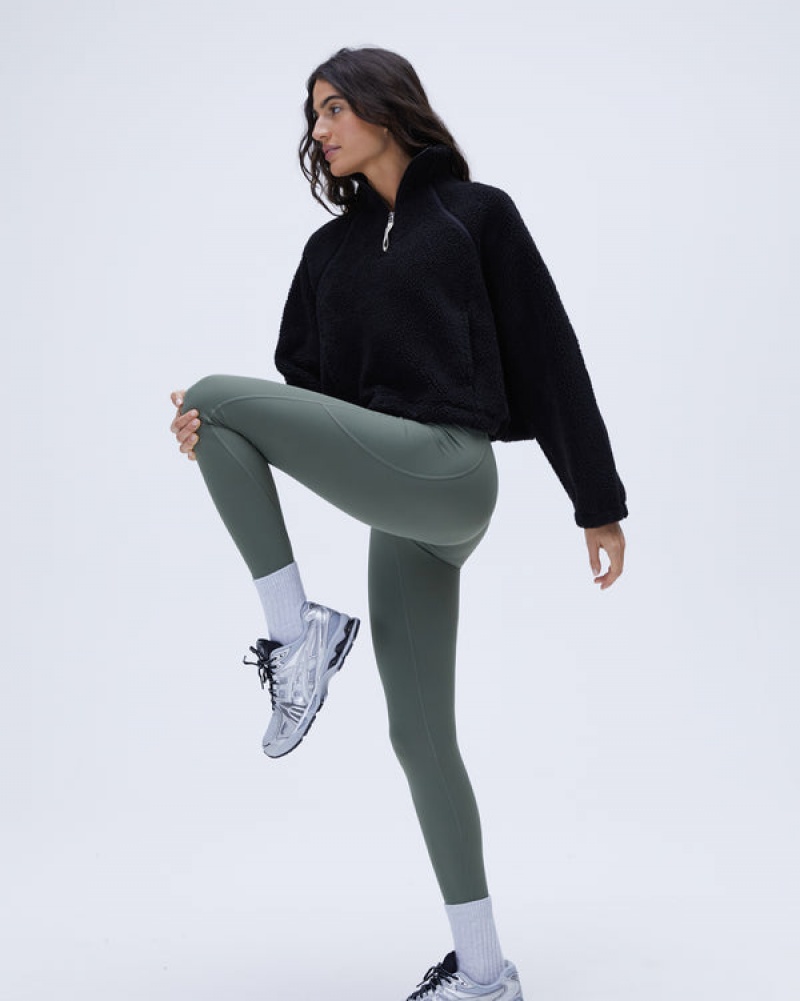 Adanola Ultimate Branded Pocket Leggings Khaki Grün | SN-ADA56423