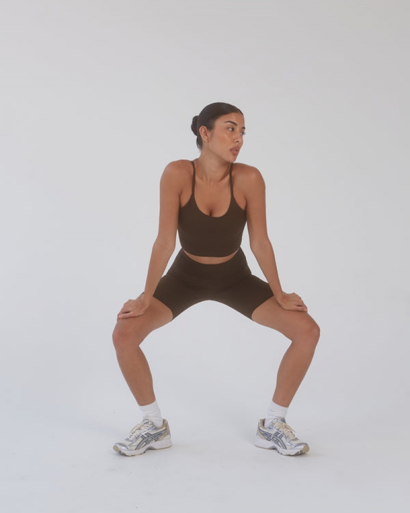 Adanola Ultimate Crop Shorts Braun | SN-ADA56602