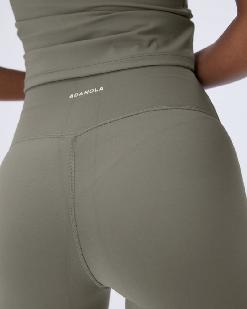 Adanola Ultimate Crop Shorts Olivgrün Grün | SN-ADA56617