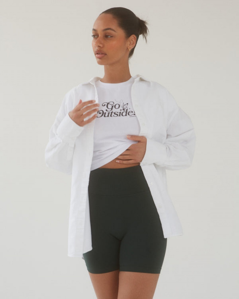 Adanola Ultimate Crop Shorts Tiefesgrün | SN-ADA56611