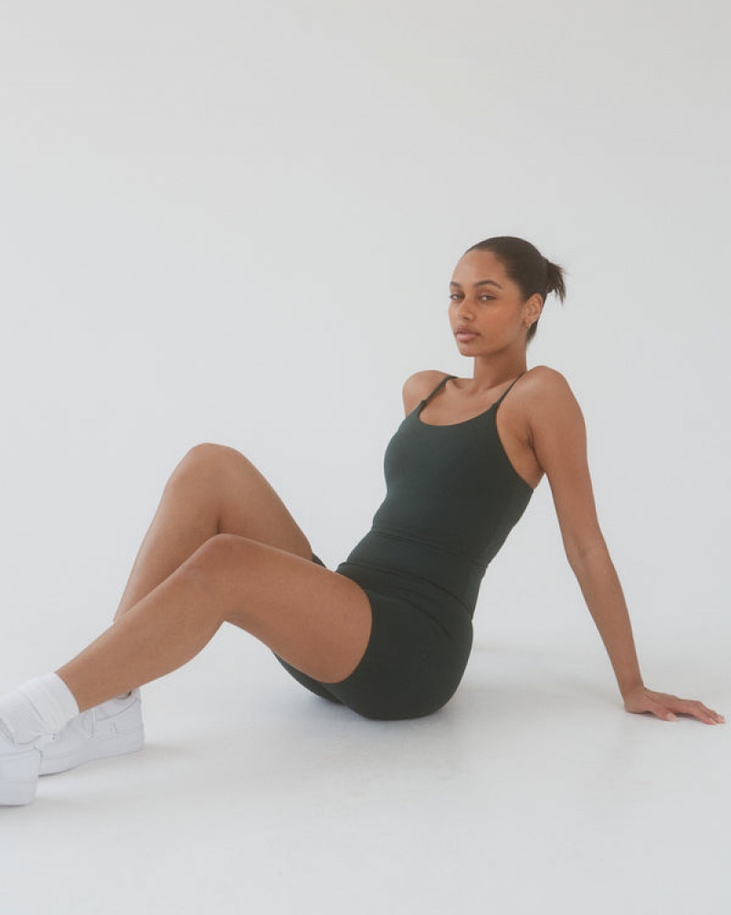 Adanola Ultimate Crop Shorts Tiefesgrün | SN-ADA56611