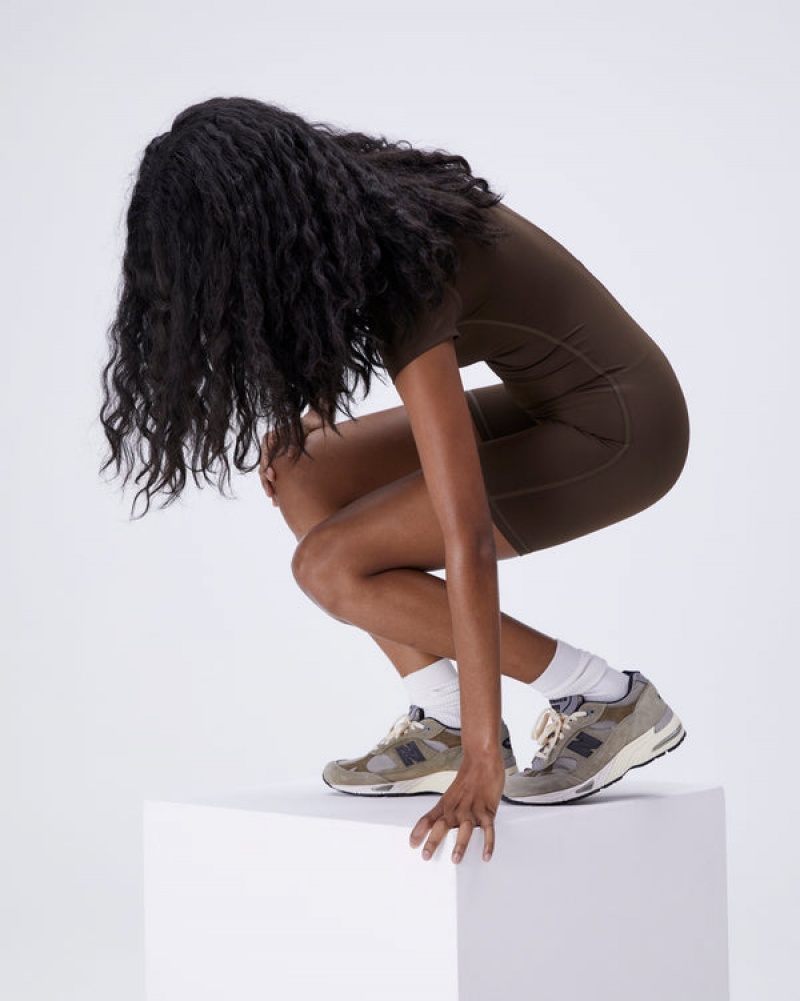 Adanola Ultimate Kurzes Sleeve Romper Braun | SN-ADA56636