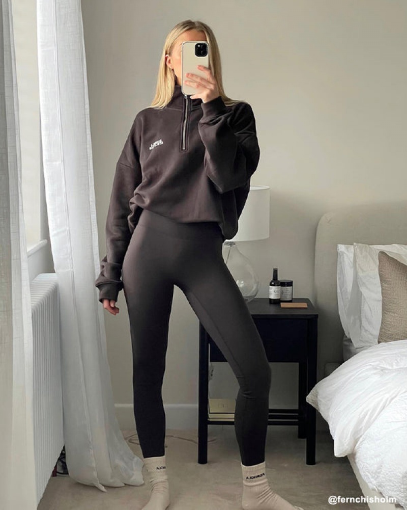 Adanola Ultimate Leggings Kaffee | SN-ADA56440