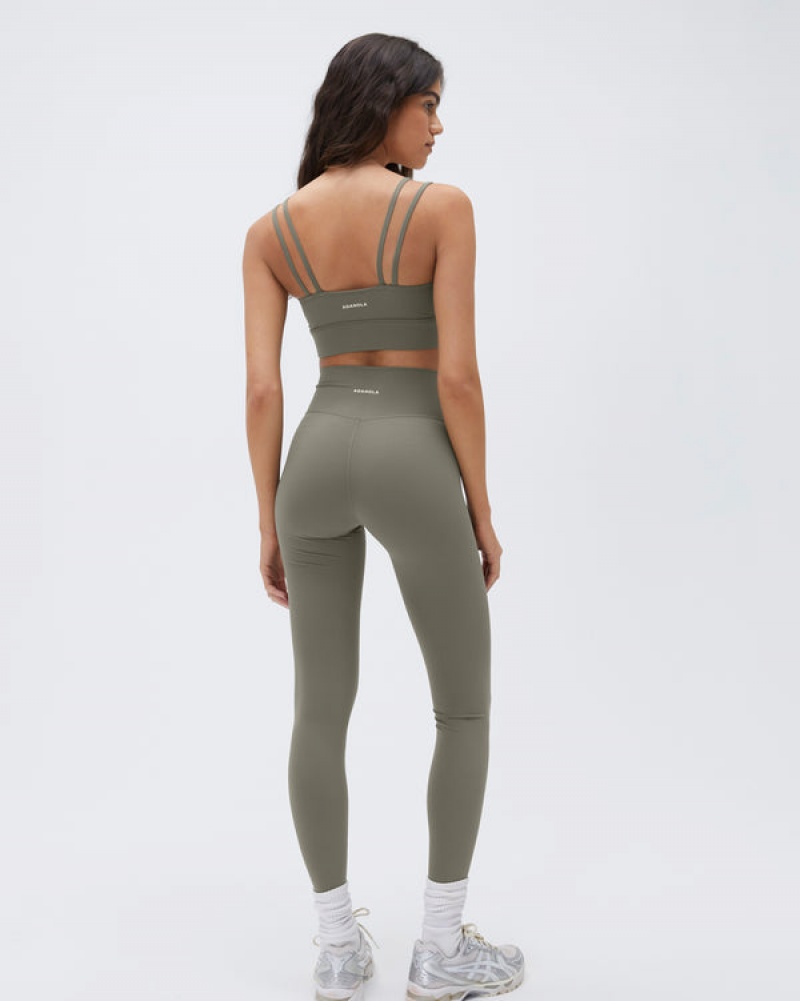 Adanola Ultimate Leggings Olivgrün Grün | SN-ADA56441