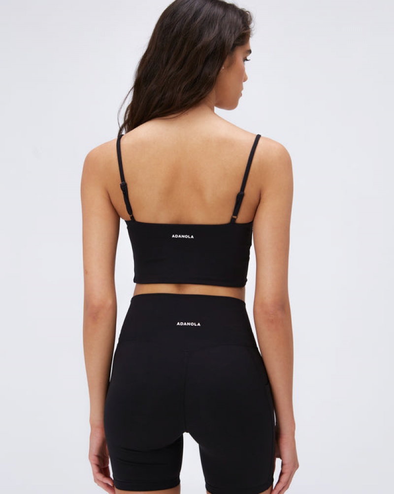 Adanola Ultimate Pocket Crop Shorts Schwarz | SN-ADA56608